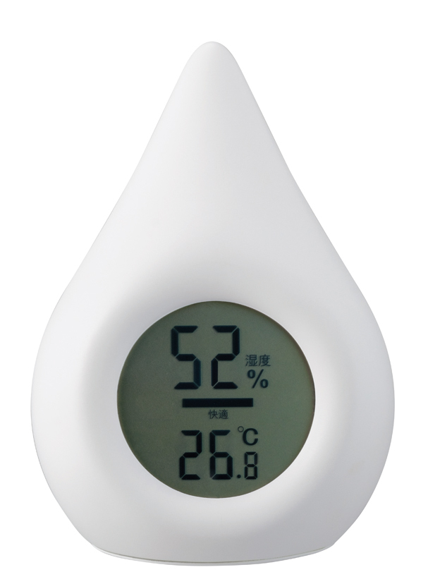 シズク型デジタル温湿度計を新発売